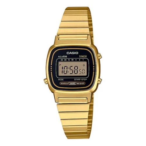 549415-01 Casio GLU Casual Vintage women's Watch, 30mm, LA670WGA-1DF - Gold