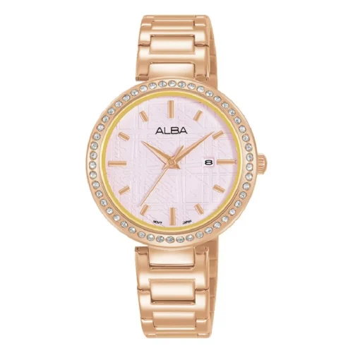 642582-01 Alba Ladies 32mm Fashion Analog Metal Watch - AH7X34X1