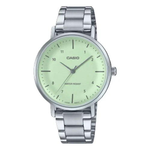 Casio Ladies Watch, Analog , 40mm, Stainless Steel Strap, LTP-VT03D-3BDF - Silver