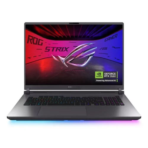 663025-01 Asus ROG Strix G18 Laptop, Intel Core Ultra 9, 32GB RAM, 1TB SSD, GeForce RTX 5080, 18-inch, Windows 11 Home – Black