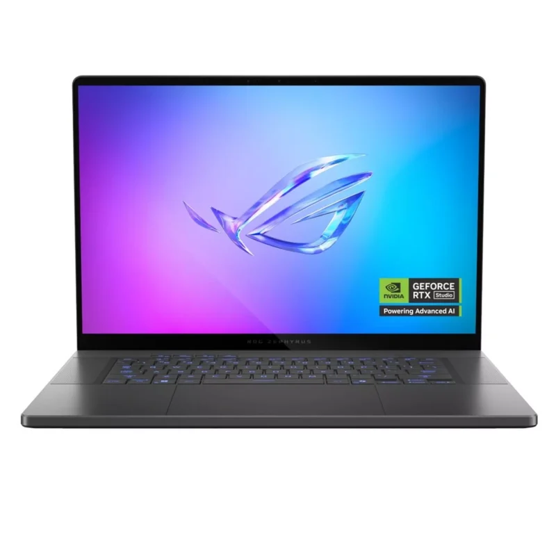 Asus ROG Zephyrus G16 Laptop, Intel Core Ultra 9, 64GB RAM, 2TB SSD, Nvidia GeForce RTX 5090, 16-inch, Windows 11 Home – Grey